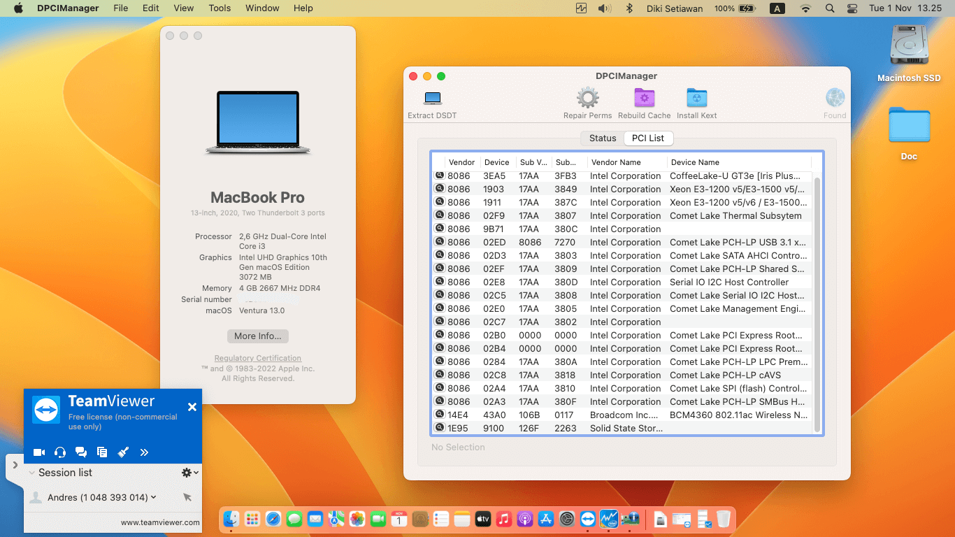 Lenovo IdeaPad Slim 3 15IML05 2nd [CometLake   Intel UHD 10Th Gen + I2C]   OpenCore 2